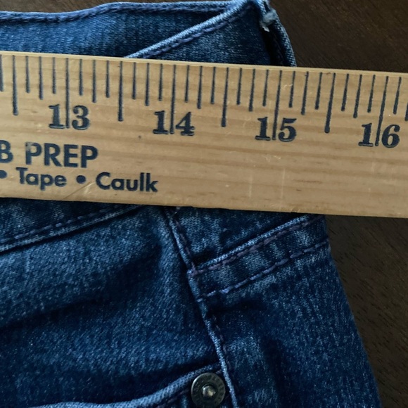 Ladies Size 8 Average Jean Star Dark Denim Jeans - Picture 9 of 16